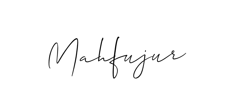 Also You can easily find your signature by using the search form. We will create Mahfujur name handwritten signature images for you free of cost using Allison_Script sign style. Mahfujur signature style 2 images and pictures png