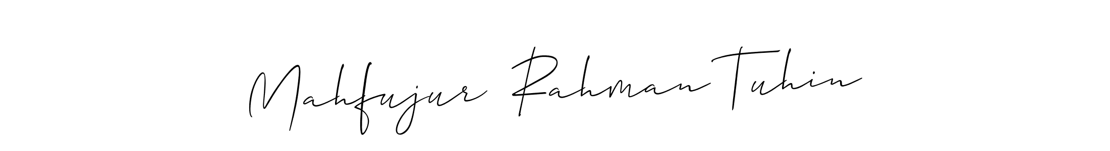 Check out images of Autograph of Mahfujur  Rahman Tuhin name. Actor Mahfujur  Rahman Tuhin Signature Style. Allison_Script is a professional sign style online. Mahfujur  Rahman Tuhin signature style 2 images and pictures png