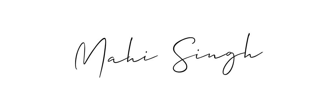 if you are searching for the best signature style for your name Mahi  Singh. so please give up your signature search. here we have designed multiple signature styles  using Allison_Script. Mahi  Singh signature style 2 images and pictures png