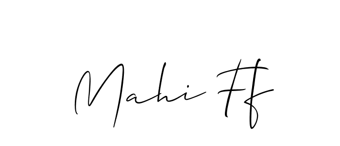 Similarly Allison_Script is the best handwritten signature design. Signature creator online .You can use it as an online autograph creator for name Mahi Ff. Mahi Ff signature style 2 images and pictures png