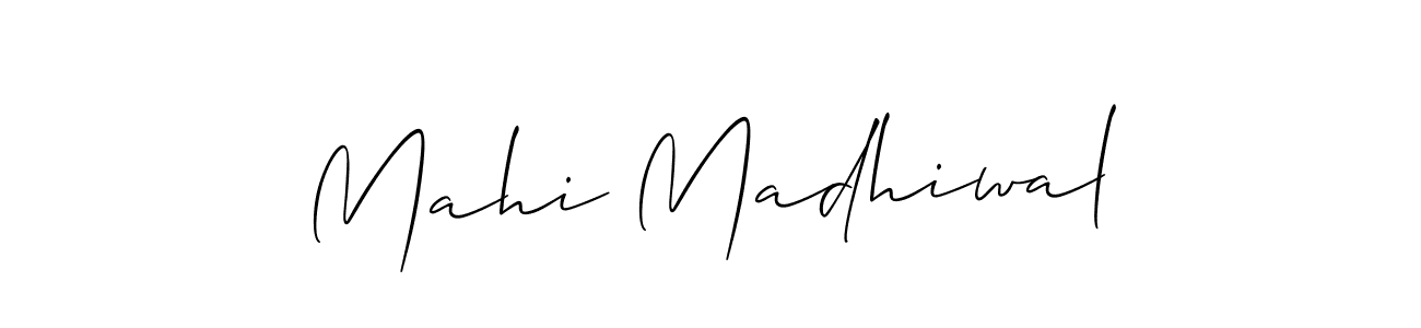 You should practise on your own different ways (Allison_Script) to write your name (Mahi Madhiwal) in signature. don't let someone else do it for you. Mahi Madhiwal signature style 2 images and pictures png