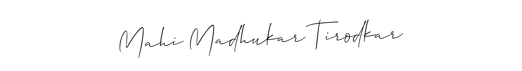 You can use this online signature creator to create a handwritten signature for the name Mahi Madhukar Tirodkar. This is the best online autograph maker. Mahi Madhukar Tirodkar signature style 2 images and pictures png