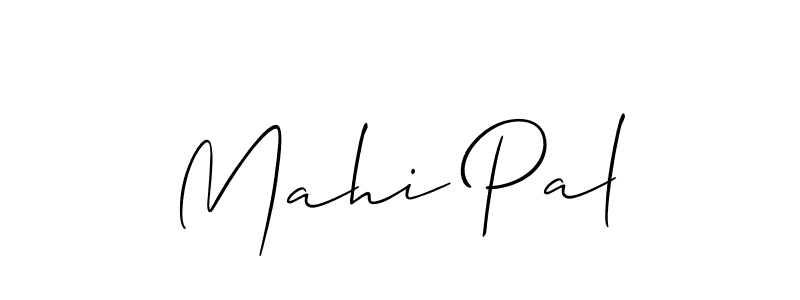 Best and Professional Signature Style for Mahi Pal. Allison_Script Best Signature Style Collection. Mahi Pal signature style 2 images and pictures png