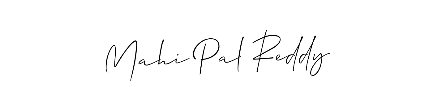 Design your own signature with our free online signature maker. With this signature software, you can create a handwritten (Allison_Script) signature for name Mahi Pal Reddy. Mahi Pal Reddy signature style 2 images and pictures png