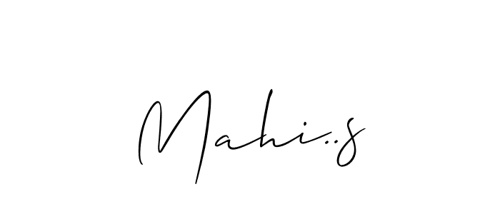 Make a short Mahi..s signature style. Manage your documents anywhere anytime using Allison_Script. Create and add eSignatures, submit forms, share and send files easily. Mahi..s signature style 2 images and pictures png