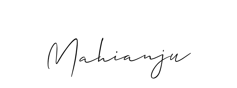 Here are the top 10 professional signature styles for the name Mahianju. These are the best autograph styles you can use for your name. Mahianju signature style 2 images and pictures png