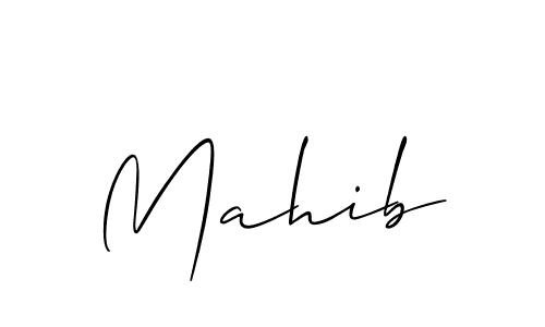 How to make Mahib signature? Allison_Script is a professional autograph style. Create handwritten signature for Mahib name. Mahib signature style 2 images and pictures png