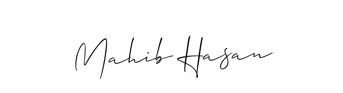 Mahib Hasan stylish signature style. Best Handwritten Sign (Allison_Script) for my name. Handwritten Signature Collection Ideas for my name Mahib Hasan. Mahib Hasan signature style 2 images and pictures png