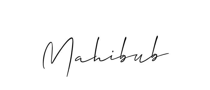 Best and Professional Signature Style for Mahibub. Allison_Script Best Signature Style Collection. Mahibub signature style 2 images and pictures png