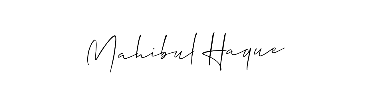 Design your own signature with our free online signature maker. With this signature software, you can create a handwritten (Allison_Script) signature for name Mahibul Haque. Mahibul Haque signature style 2 images and pictures png