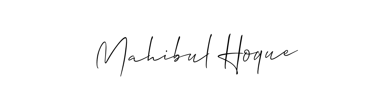 The best way (Allison_Script) to make a short signature is to pick only two or three words in your name. The name Mahibul Hoque include a total of six letters. For converting this name. Mahibul Hoque signature style 2 images and pictures png