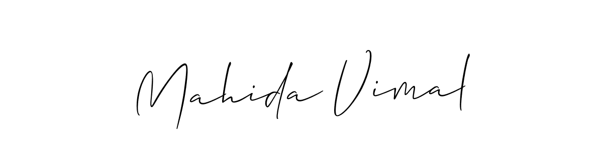 This is the best signature style for the Mahida Vimal name. Also you like these signature font (Allison_Script). Mix name signature. Mahida Vimal signature style 2 images and pictures png