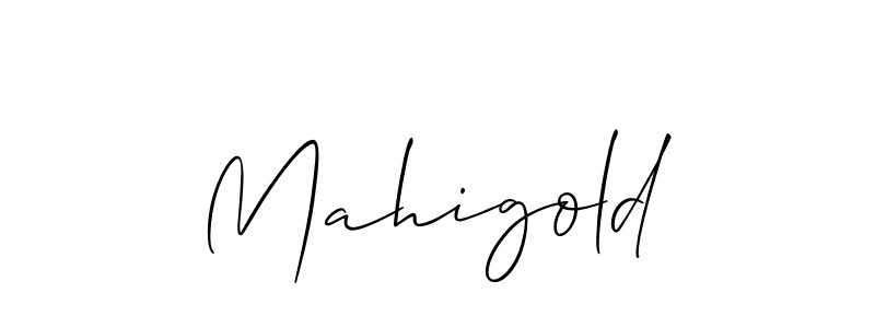 Make a beautiful signature design for name Mahigold. Use this online signature maker to create a handwritten signature for free. Mahigold signature style 2 images and pictures png