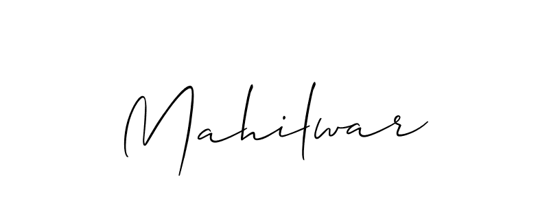 Best and Professional Signature Style for Mahilwar. Allison_Script Best Signature Style Collection. Mahilwar signature style 2 images and pictures png