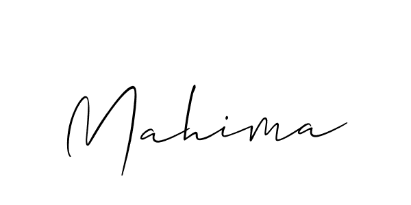 if you are searching for the best signature style for your name Mahima. so please give up your signature search. here we have designed multiple signature styles  using Allison_Script. Mahima signature style 2 images and pictures png