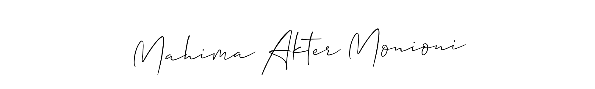 Once you've used our free online signature maker to create your best signature Allison_Script style, it's time to enjoy all of the benefits that Mahima Akter Monioni name signing documents. Mahima Akter Monioni signature style 2 images and pictures png
