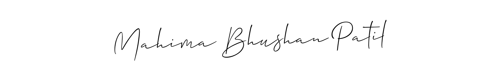 How to Draw Mahima Bhushan Patil signature style? Allison_Script is a latest design signature styles for name Mahima Bhushan Patil. Mahima Bhushan Patil signature style 2 images and pictures png