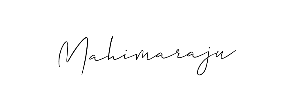 Make a beautiful signature design for name Mahimaraju. Use this online signature maker to create a handwritten signature for free. Mahimaraju signature style 2 images and pictures png