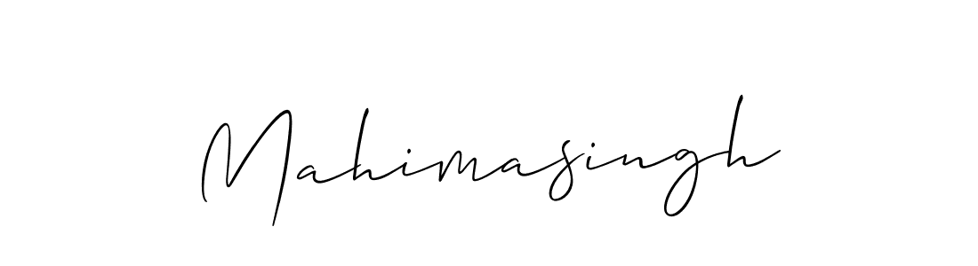 if you are searching for the best signature style for your name Mahimasingh. so please give up your signature search. here we have designed multiple signature styles  using Allison_Script. Mahimasingh signature style 2 images and pictures png