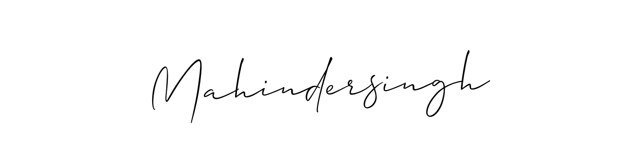 You should practise on your own different ways (Allison_Script) to write your name (Mahindersingh) in signature. don't let someone else do it for you. Mahindersingh signature style 2 images and pictures png