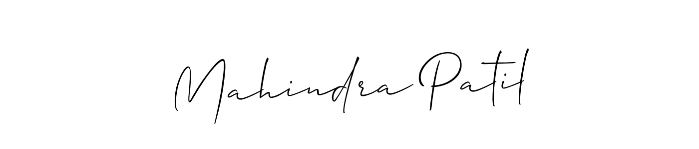 Use a signature maker to create a handwritten signature online. With this signature software, you can design (Allison_Script) your own signature for name Mahindra Patil. Mahindra Patil signature style 2 images and pictures png