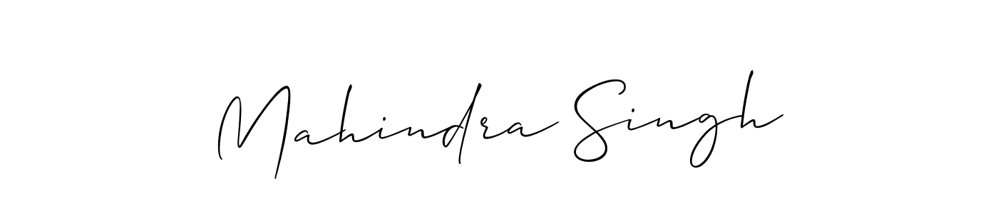 Make a short Mahindra Singh signature style. Manage your documents anywhere anytime using Allison_Script. Create and add eSignatures, submit forms, share and send files easily. Mahindra Singh signature style 2 images and pictures png