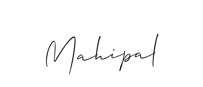 You should practise on your own different ways (Allison_Script) to write your name (Mahipal) in signature. don't let someone else do it for you. Mahipal signature style 2 images and pictures png
