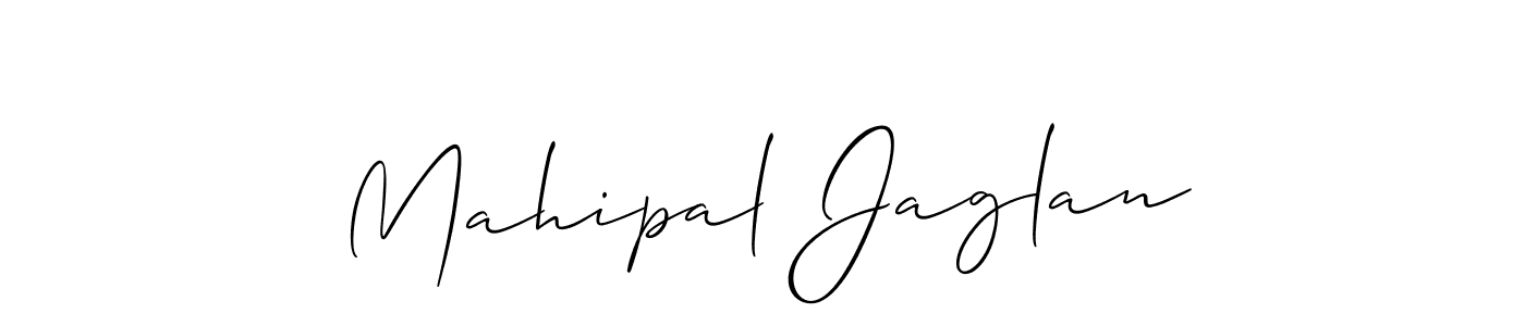 Make a short Mahipal Jaglan signature style. Manage your documents anywhere anytime using Allison_Script. Create and add eSignatures, submit forms, share and send files easily. Mahipal Jaglan signature style 2 images and pictures png