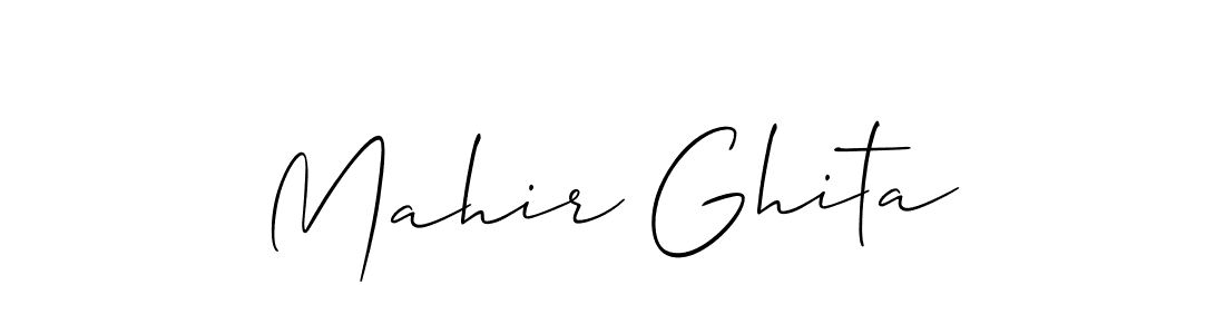 This is the best signature style for the Mahir Ghita name. Also you like these signature font (Allison_Script). Mix name signature. Mahir Ghita signature style 2 images and pictures png