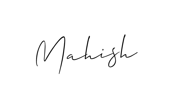 Also we have Mahish name is the best signature style. Create professional handwritten signature collection using Allison_Script autograph style. Mahish signature style 2 images and pictures png
