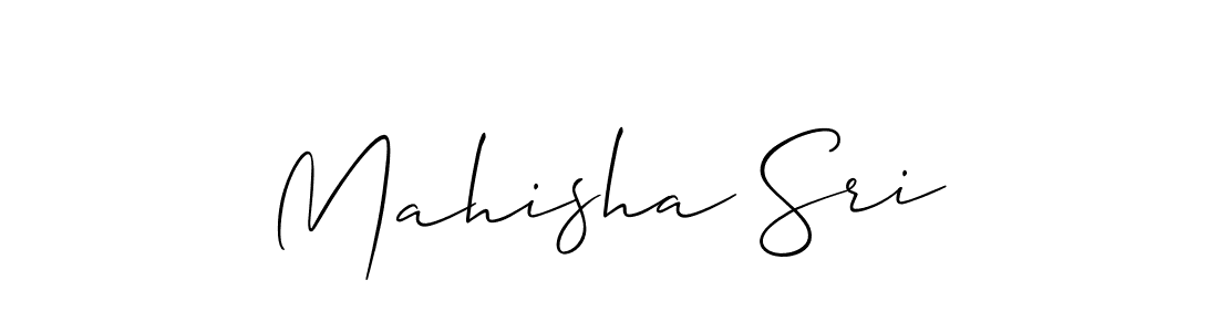 Once you've used our free online signature maker to create your best signature Allison_Script style, it's time to enjoy all of the benefits that Mahisha Sri name signing documents. Mahisha Sri signature style 2 images and pictures png