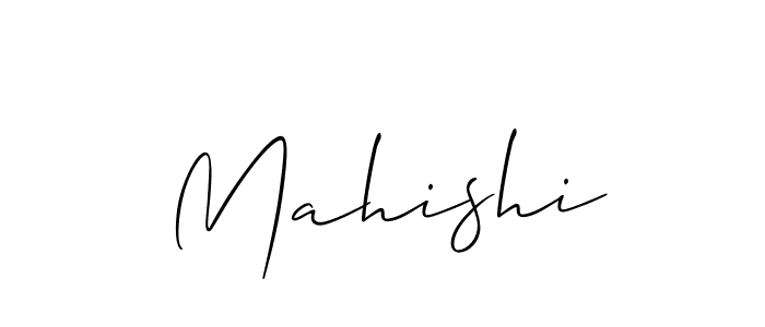 You should practise on your own different ways (Allison_Script) to write your name (Mahishi) in signature. don't let someone else do it for you. Mahishi signature style 2 images and pictures png