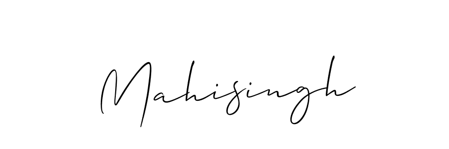 Best and Professional Signature Style for Mahisingh. Allison_Script Best Signature Style Collection. Mahisingh signature style 2 images and pictures png