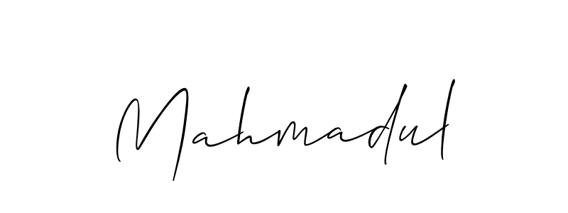 Mahmadul stylish signature style. Best Handwritten Sign (Allison_Script) for my name. Handwritten Signature Collection Ideas for my name Mahmadul. Mahmadul signature style 2 images and pictures png