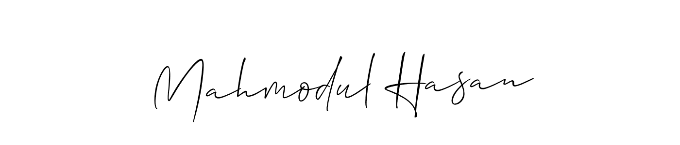 Also You can easily find your signature by using the search form. We will create Mahmodul Hasan name handwritten signature images for you free of cost using Allison_Script sign style. Mahmodul Hasan signature style 2 images and pictures png