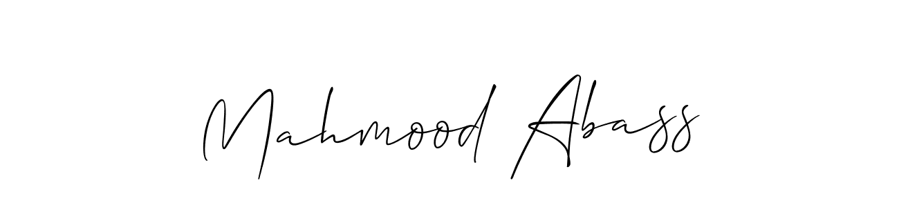 Make a beautiful signature design for name Mahmood Abass. Use this online signature maker to create a handwritten signature for free. Mahmood Abass signature style 2 images and pictures png