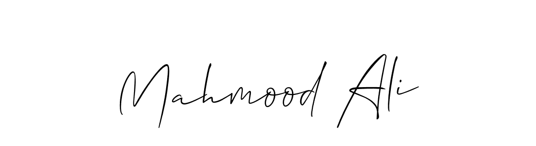 The best way (Allison_Script) to make a short signature is to pick only two or three words in your name. The name Mahmood Ali include a total of six letters. For converting this name. Mahmood Ali signature style 2 images and pictures png