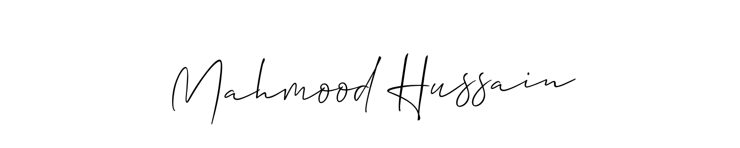 Make a short Mahmood Hussain signature style. Manage your documents anywhere anytime using Allison_Script. Create and add eSignatures, submit forms, share and send files easily. Mahmood Hussain signature style 2 images and pictures png