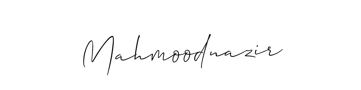 How to Draw Mahmoodnazir signature style? Allison_Script is a latest design signature styles for name Mahmoodnazir. Mahmoodnazir signature style 2 images and pictures png