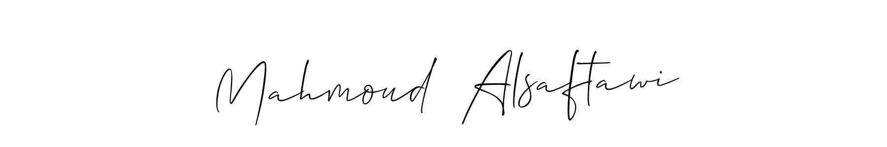 You should practise on your own different ways (Allison_Script) to write your name (Mahmoud  Alsaftawi) in signature. don't let someone else do it for you. Mahmoud  Alsaftawi signature style 2 images and pictures png