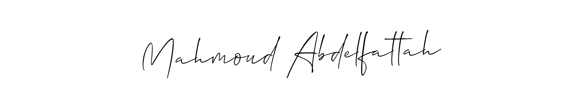 Make a beautiful signature design for name Mahmoud Abdelfattah. Use this online signature maker to create a handwritten signature for free. Mahmoud Abdelfattah signature style 2 images and pictures png