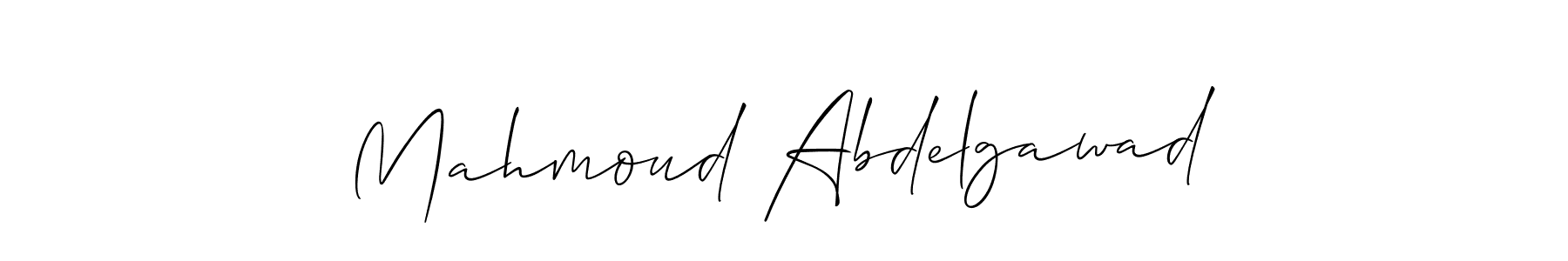 This is the best signature style for the Mahmoud Abdelgawad name. Also you like these signature font (Allison_Script). Mix name signature. Mahmoud Abdelgawad signature style 2 images and pictures png