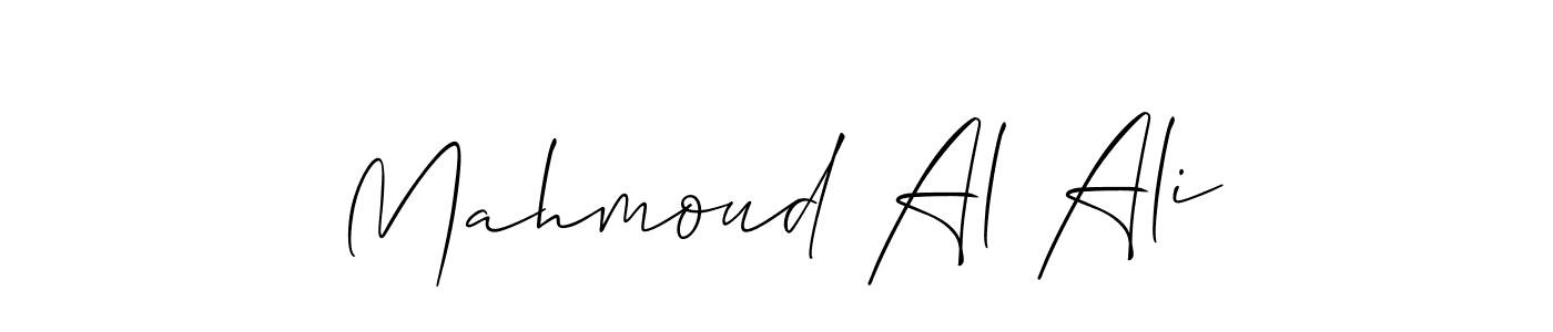You should practise on your own different ways (Allison_Script) to write your name (Mahmoud Al Ali) in signature. don't let someone else do it for you. Mahmoud Al Ali signature style 2 images and pictures png