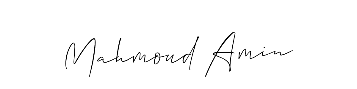 Mahmoud Amin stylish signature style. Best Handwritten Sign (Allison_Script) for my name. Handwritten Signature Collection Ideas for my name Mahmoud Amin. Mahmoud Amin signature style 2 images and pictures png