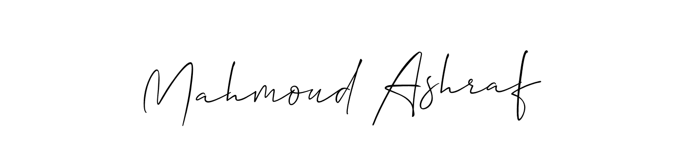 You should practise on your own different ways (Allison_Script) to write your name (Mahmoud Ashraf) in signature. don't let someone else do it for you. Mahmoud Ashraf signature style 2 images and pictures png