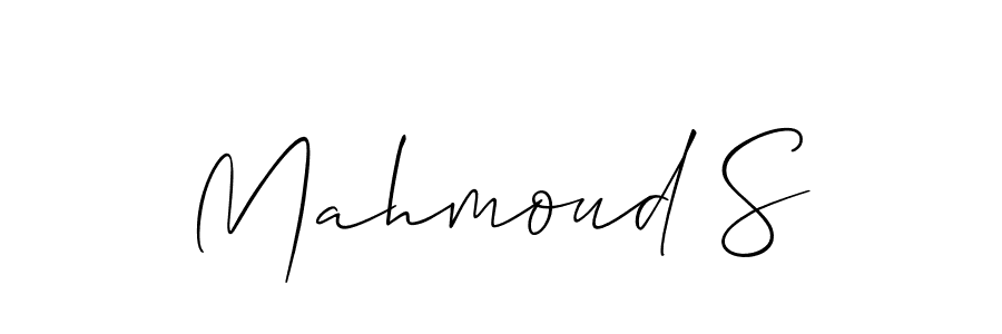 Also You can easily find your signature by using the search form. We will create Mahmoud S name handwritten signature images for you free of cost using Allison_Script sign style. Mahmoud S signature style 2 images and pictures png
