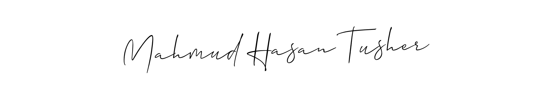 Make a short Mahmud Hasan Tusher signature style. Manage your documents anywhere anytime using Allison_Script. Create and add eSignatures, submit forms, share and send files easily. Mahmud Hasan Tusher signature style 2 images and pictures png