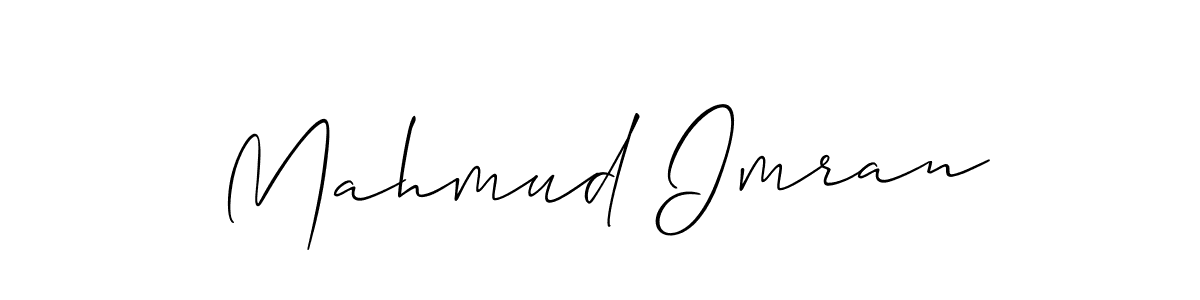 Make a beautiful signature design for name Mahmud Imran. With this signature (Allison_Script) style, you can create a handwritten signature for free. Mahmud Imran signature style 2 images and pictures png