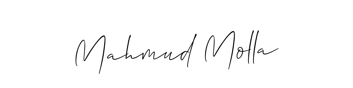 Also You can easily find your signature by using the search form. We will create Mahmud Molla name handwritten signature images for you free of cost using Allison_Script sign style. Mahmud Molla signature style 2 images and pictures png