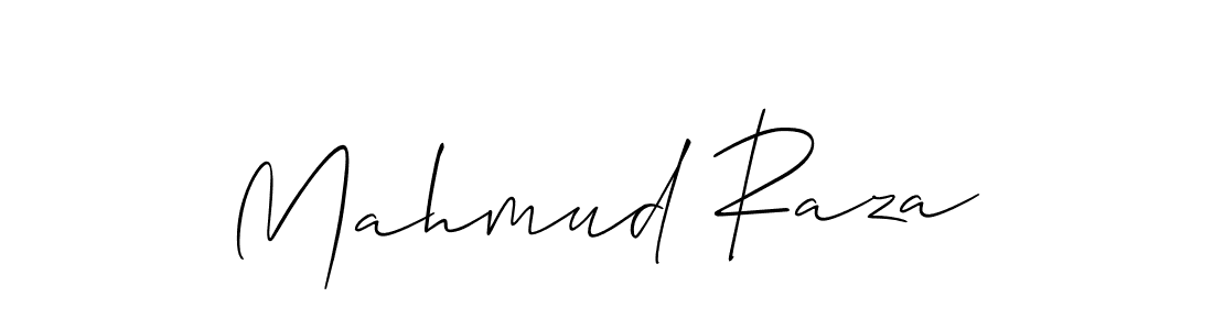 Also we have Mahmud Raza name is the best signature style. Create professional handwritten signature collection using Allison_Script autograph style. Mahmud Raza signature style 2 images and pictures png